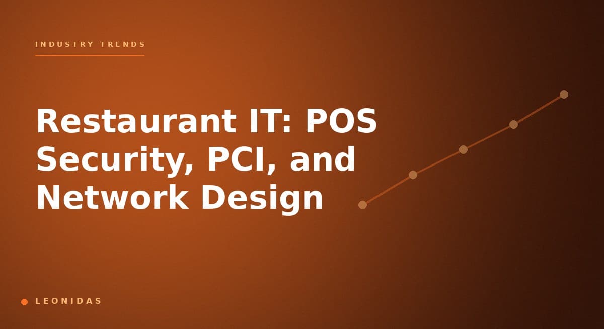 Restaurant IT: POS Security, PCI, and Network Design