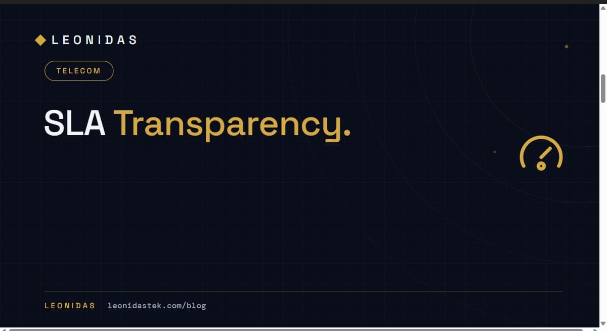 SLA Transparency: Why p95 Latency and Real Uptime Reporting Beat a 'Four-Nines' Promise