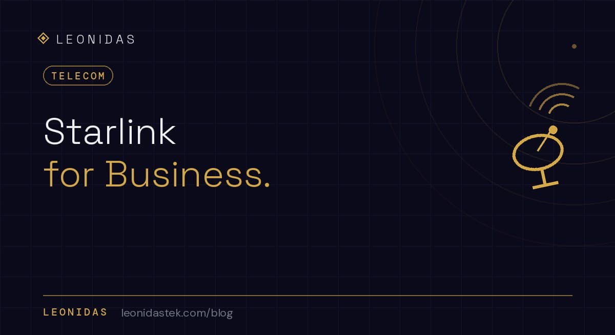 Starlink for Business: Where Satellite Internet Fits — and Where It Doesn't