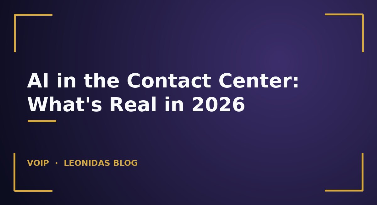 Honest assessment of AI in the 2026 contact center: agent assist that works, self-service with caveats, and autonomous-agent claims that remain hype
