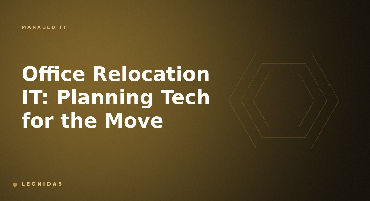 IT manager reviewing office relocation timeline with cabling layout, ISP circuit timeline, network equipment procurement, and move-day execution plan with project team