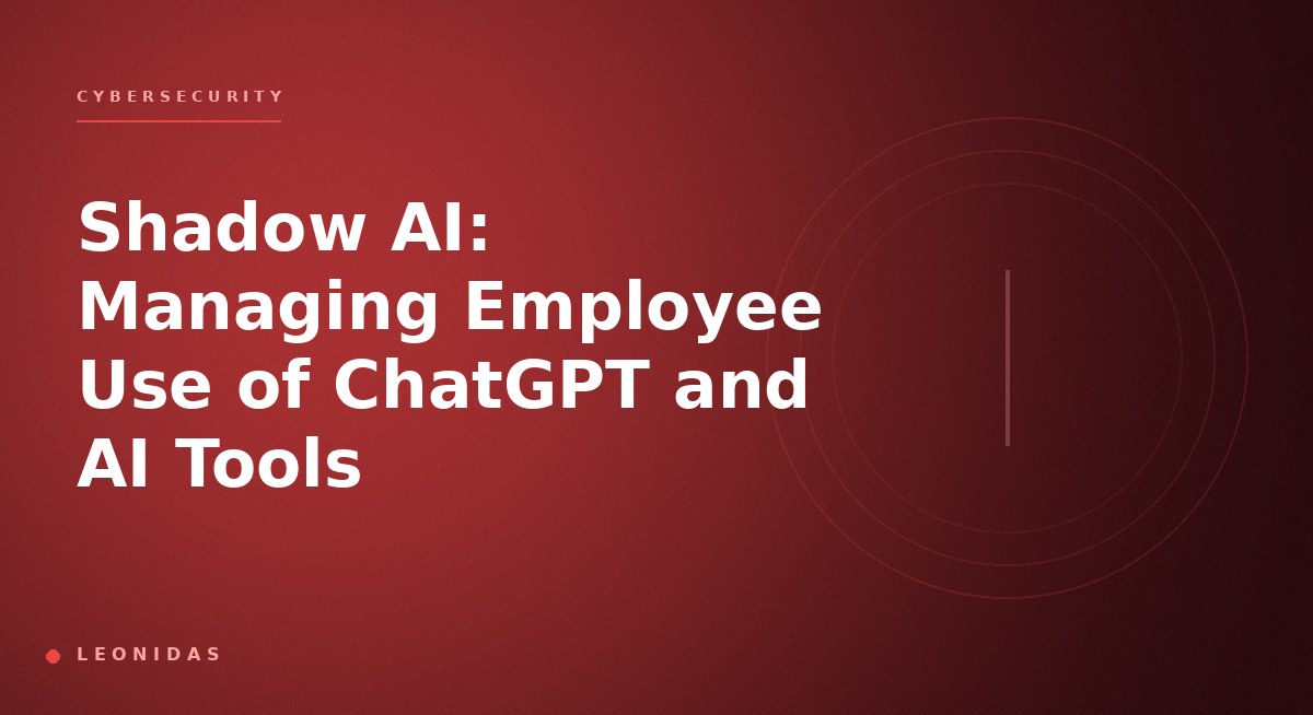 Office worker using ChatGPT and other AI tools on personal device alongside corporate laptop, illustrating shadow AI usage without IT visibility or sanctioned governance