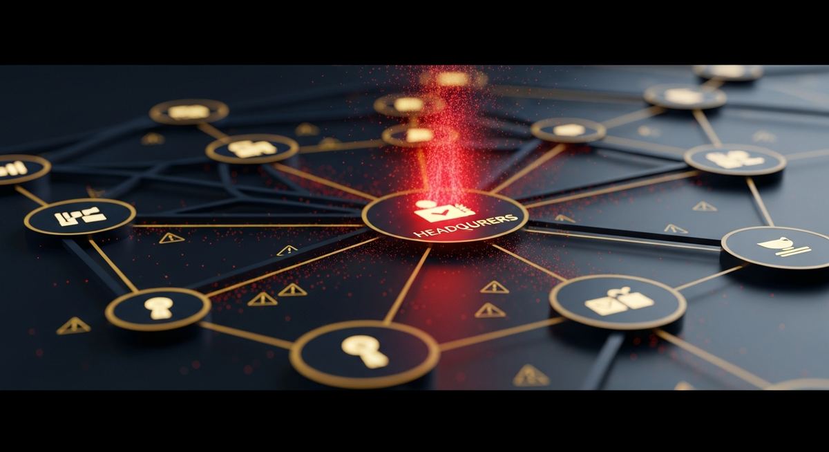 Third-party risk management showing how vendor compromises propagate into customer environments through MSP access, SaaS data, software dependencies, and contractor relationships